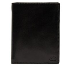 Portfel GINO ROSSI. Czarne portfele męskie Gino Rossi, bez wzorów. Za 119.99 zł.