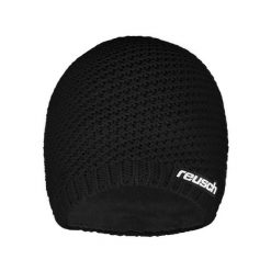 Czapka zimowa Reusch Aron Beanie. Czarne czapki i kapelusze damskie Reusch, na zimę, bez wzorów, sportowe. Za 65.00 zł.
