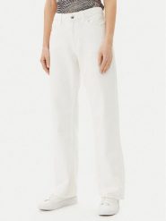 Vila Jeansy Palma 14105535 Biały Wide Leg. Białe jeansy damskie Vila. Za 139.99 zł.