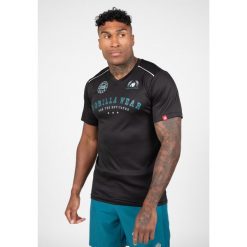 Baltimore Koszulka - Czarny. Czarne koszulki sportowe męskie GORILLA WEAR, bez wzorów, bez kołnierzyka, bez ramiączek, na fitness i siłownię. Za 173.00 zł.