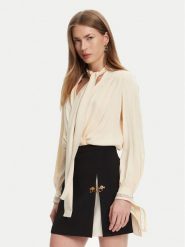Elisabetta Franchi Body CB-006-51E2 Écru Regular Fit. Bluzki damskie Elisabetta Franchi, bez wzorów, z wiskozy, bez kołnierzyka, bez ramiączek. Za 829.99 zł.