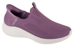 Buty sportowe Sneakersy damskie, Slip-Ins: Ultra Flex 3.0 - Easy Win. Fioletowe obuwie sportowe damskie Skechers, bez wzorów, z materiału, trekkingowe. Za 349.99 zł.