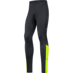 Rajstopy Gore R3 Thermo. Czarne legginsy sportowe męskie Gore Wear, m, bez wzorów, do biegania. Za 393.10 zł.