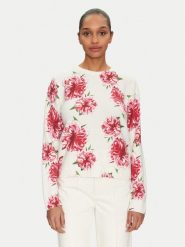 Morgan Sweter 251-MFLOWER Écru Regular Fit. Swetry damskie Morgan, xs, bez wzorów, z syntetyku, bez kołnierzyka, bez ramiączek, bez kaptura. Za 149.99 zł.