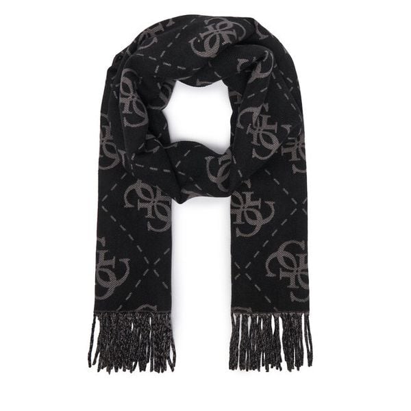 Szalik Guess. Czarne szaliki i chusty damskie Guess, z aplikacjami. Za 234.99 zł.