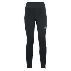 Legginsy do narciarstwa biegowego damskie Odlo Tights Ceramiwarm czarne. Czarne legginsy damskie Odlo, s, bez wzorów. W wyprzedaży za 418.60 zł.