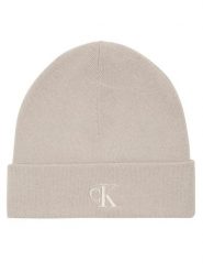 Calvin Klein Czapka LV04D8020G Beżowy. Brązowe rękawiczki męskie Calvin Klein, na zimę, bez wzorów, z materiału. Za 119.99 zł.