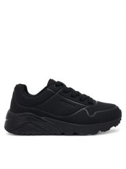 Skechers Sneakersy 403694L/BBK Czarny. Czarne buty sportowe chłopięce Skechers, bez wzorów, ze skóry, bez zapięcia. Za 179.99 zł.