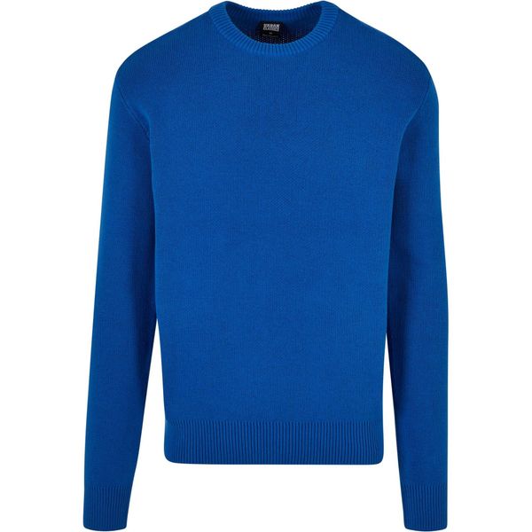 Gruba Bluza Męska Oversized. Niebieskie bluzy męskie Urban Classics, l, bez wzorów, z bawełny, z kapturem. Za 222.99 zł.