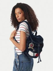 Tommy Jeans Plecak Tjw Archive Fur Backpack AW0AW19078 Granatowy. Niebieskie plecaki damskie Tommy Jeans, bez wzorów, z jeansu. Za 489.99 zł.