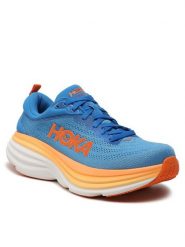 Hoka Buty do biegania Bondi 8 1123202 Niebieski. Niebieskie buty sportowe męskie HOKA, z materiału, bez zapięcia, do biegania. Za 499.99 zł.