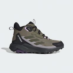 Buty Terrex Anylander Mid Rain.Rdy Hiking. Brązowe trekkingi damskie Adidas. Za 439.00 zł.