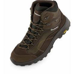 Buty męskie trekkingowe wodoodporne Garsport AVERAU MID WP. Brązowe trekkingi męskie Coqui, trekkingowe. Za 422.99 zł.