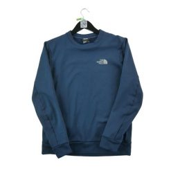 Second life - Bluza męska The North Face granatowa - Stan bardzo dobry. Niebieskie bluzy męskie The North Face, l, bez wzorów, z materiału, bez kaptura. Za 114.98 zł.