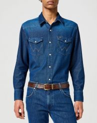 MĘSKI PASEK KLAMRA WRANGLER EASY BELT EMBOSSED 112358333. Paski damskie Wrangler, bez wzorów, klasyczne. Za 89.99 zł.