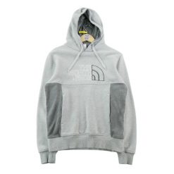 Second life - Bluza z kapturem męska z kieszenią kangurką - Stan dobry. Szare bluzy sportowe męskie The North Face, m, bez wzorów, z kapturem, na fitness i siłownię. Za 122.16 zł.