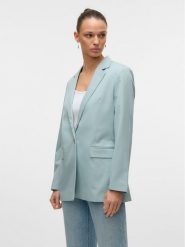 Vero Moda Marynarka Nila 10320915 Zielony Slim Fit. Zielone żakiety damskie Vero Moda, bez wzorów, z syntetyku. Za 149.99 zł.