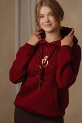 Bluza JD ATTACK Mila. Brązowe bluzy damskie JD ATTACK, l, bez wzorów. Za 239.00 zł.