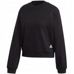 Adidas bluza damska sportowa sweatshirt roz.XXL. Czarne bluzy sportowe damskie Adidas, xl, bez wzorów, z bawełny, bez kaptura. Za 176.00 zł.