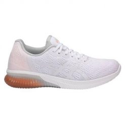 Buty do chodzenia damskie Asics Gel Kenun MX. Białe obuwie sportowe damskie Asics, bez wzorów, z materiału, trekkingowe. Za 291.00 zł.