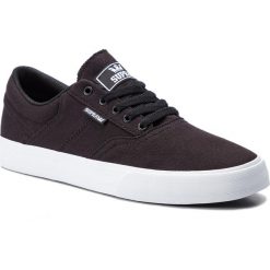 Sneakersy SUPRA - Cobalt 05663-002-M Black/White. Czarne półbuty na co dzień męskie Supra, z materiału, klasyczne, bez zapięcia. W wyprzedaży za 189.00 zł.