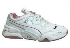 Damskie buty sportowe innowacyjny system sznurowania NOVA LIFESTYLE SHOES. Białe obuwie sportowe damskie Puma, bez wzorów, z gumy, trekkingowe. Za 486.00 zł.