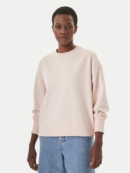 BOSS Bluza C_Eteia_5 50534821 Różowy Oversize. Czerwone bluzy damskie Boss, xs, bez wzorów, z bawełny, bez kaptura. Za 277.99 zł.