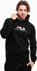 Fila Bluza męska Fila Brunssum czarna FAU0145 80010 XL. Czarne bluzy męskie Fila, m, bez wzorów, bez kaptura. Za 210.24 zł.