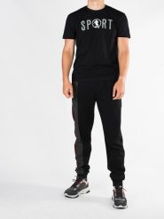 Bikkembergs Spodnie | C 1 055 80 E 1969 | Mężczyzna | Czarny. Czarne spodnie materiałowe męskie Bikkembergs, m, bez wzorów, z elastanu. W wyprzedaży za 299.00 zł.