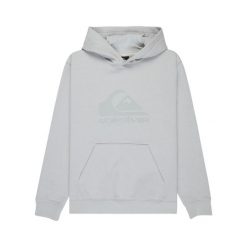 Bluza z kapturem dla Chłopcy COMP LOGO Szary. Szare bluzy dla chłopców Quiksilver, bez wzorów, z bawełny, bez ramiączek, z kapturem. Za 169.99 zł.