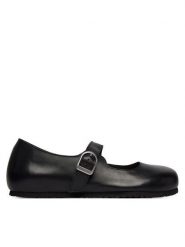 Birkenstock Baleriny Santa Clarita 1030709 Czarny. Czarne baleriny damskie Birkenstock, bez wzorów, ze skóry, bez obcasa. Za 599.99 zł.