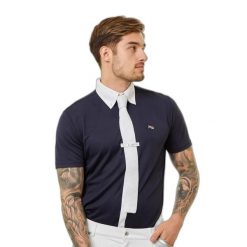 Koszula jeździecka Premier Equine Antonio. Białe koszule męskie PREMIER EQUINE, m, bez wzorów, z materiału, eleganckie, bez kołnierzyka, bez ramiączek. Za 344.50 zł.