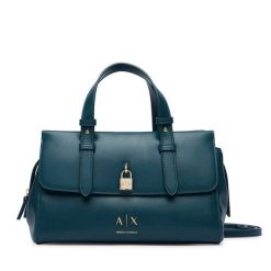 Torebka Armani Exchange. Zielone torebki do ręki damskie Armani Exchange, bez wzorów, klasyczne, bez dodatków. Za 704.99 zł.