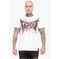 Koszulka Tapout Splashing. Białe koszulki sportowe męskie TAPOUT, bez wzorów, bez kołnierzyka, bez ramiączek. Za 152.50 zł.