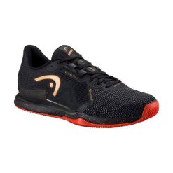 Black And Orange Head Sprint Pro 3.5 Sf Clay 273012 Bkor. Czarne obuwie sportowe damskie Head, bez wzorów, do biegania. Za 328.05 zł.