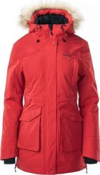 Hitec Damski płaszcz ocieplany Hi-tec LADY LASSE M000143819 haute red/black rozmiar S. Czarne kurtki damskie HITEC, m, bez wzorów, bez kaptura. Za 220.34 zł.