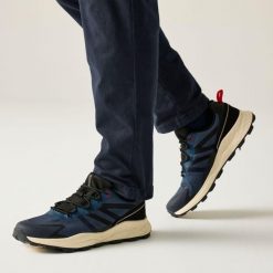Buty Regatta Leighton. Niebieskie trekkingi męskie Regatta, outdoorowe. Za 149.99 zł.