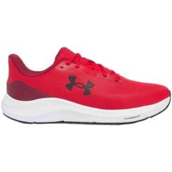 Buty do biegania męskie Under Armour Charged Pursuit 4cardinal. Czerwone buty sportowe męskie Under Armour, bez zapięcia, do biegania. Za 209.99 zł.