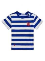 Polo Ralph Lauren T-Shirt 320A95723001 Niebieski Regular Fit. Niebieskie t-shirty dla chłopców Polo Ralph Lauren, bez wzorów, z bawełny, bez ramiączek. Za 199.99 zł.