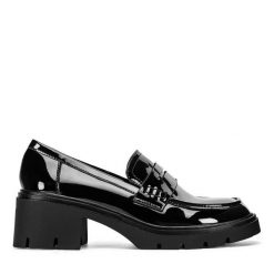 Loafersy DeeZee. Czarne mokasyny damskie DeeZee. Za 159.99 zł.