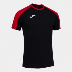 Koszulka do piłki nożnej męska Joma Eco Champioship z krótkim rękawem. Czarne koszulki sportowe męskie Joma, m, bez wzorów, bez kołnierzyka, bez ramiączek, do piłki nożnej. W wyprzedaży za 87.30 zł.