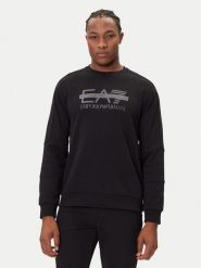 EA7 Emporio Armani Bluza 7M001122 AF12473 UC001 Czarny Modern Fit. Czarne bluzy męskie EA7 Emporio Armani, l, bez wzorów, z bawełny, bez kaptura. Za 309.99 zł.