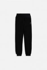 Spodnie dresowe sportowe dziewczęce Lemon Explore ZL3 czarne. Czarne spodnie sportowe dla dziewczynek LEMON explore, bez wzorów, z bawełny, trekkingowe. Za 39.90 zł.
