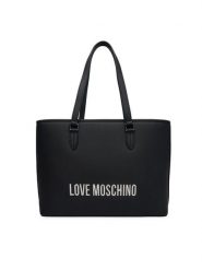LOVE MOSCHINO Torebka JC4190PP1OKD000B Czarny. Czarne torebki do ręki damskie Love Moschino, bez wzorów, ze skóry, bez dodatków. Za 1,049.00 zł.