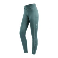 Dziewczęce legginsy jeździeckie z pełną przyczepnością ELT Ella. Zielone legginsy dla dziewczynek ELT, bez wzorów, z elastanu. Za 211.00 zł.