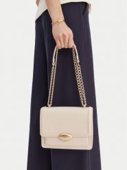 GINO ROSSI Torebka EO-KY129 Écru. Torebki do ręki damskie Gino Rossi, bez wzorów, z materiału, wizytowe, bez dodatków. Za 299.99 zł.