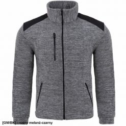 JHK FLRA 340 - bluza polarowa unisex, gruba posiada bardzo dobre właściwości cieplne - czerwono-czarny 2XL. Czarne bluzy męskie JHK, m, bez wzorów, z polaru, bez kaptura. Za 76.26 zł.