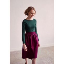 Spódnica Helle burgundowa 32 fioletowy. Spódnice damskie Marie Zélie. W wyprzedaży za 94.80 zł.