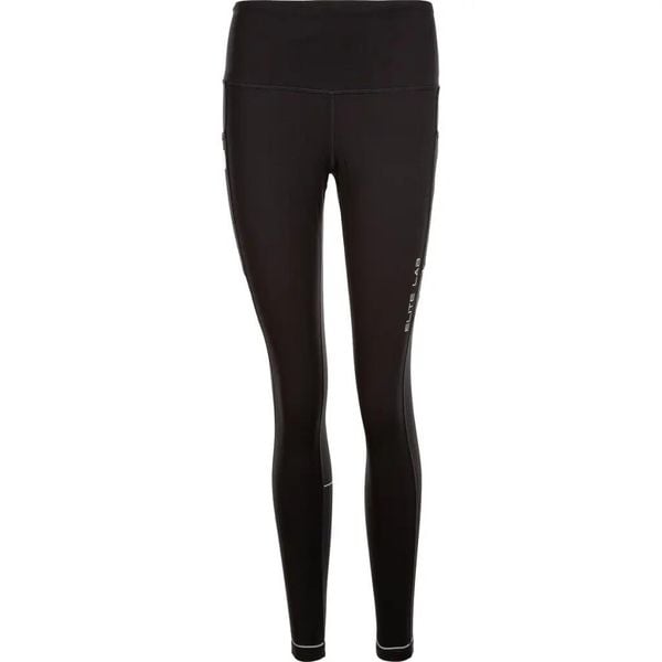 Damskie legginsy Elite Lab X1 Windblock. Czarne legginsy damskie ELITE LAB, bez wzorów, z materiału. Za 258.00 zł.