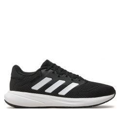 Buty do biegania adidas. Czarne buty sportowe męskie Adidas, bez zapięcia, do biegania. Za 129.99 zł.